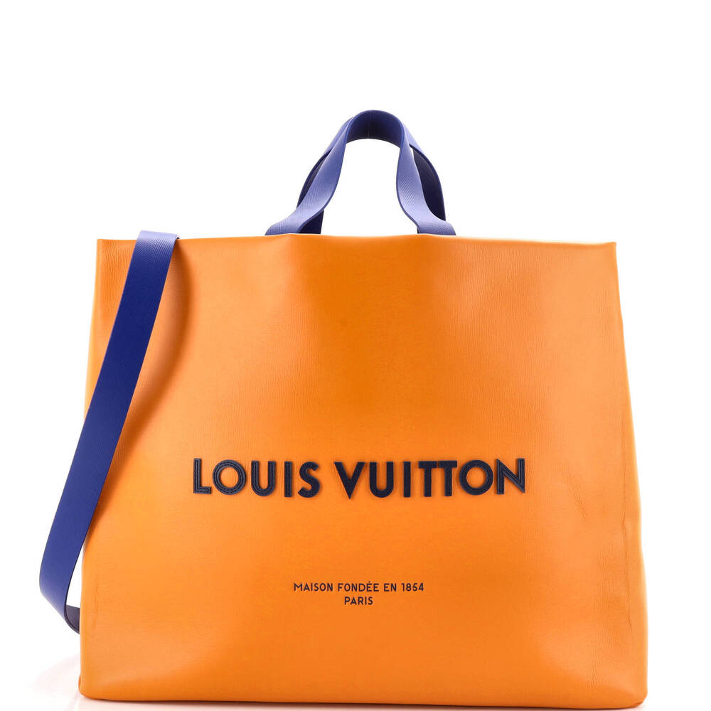 Louis Vuitton MM Shopper Tote Leather